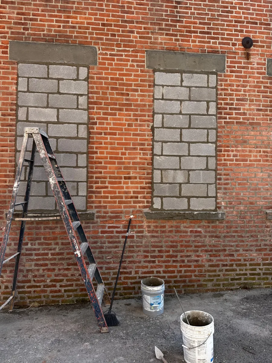 Masonry exterior